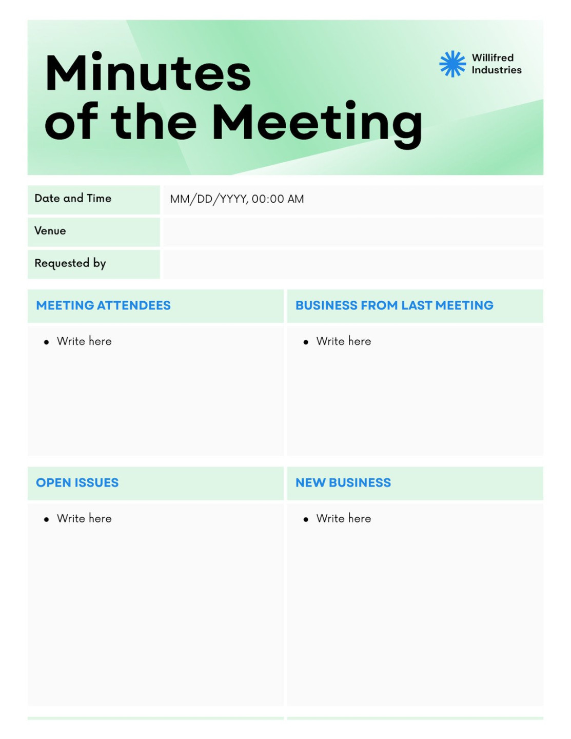 Free, editable, printable meeting minutes templates Canva Free, editable, printable meeting minutes templates Canva