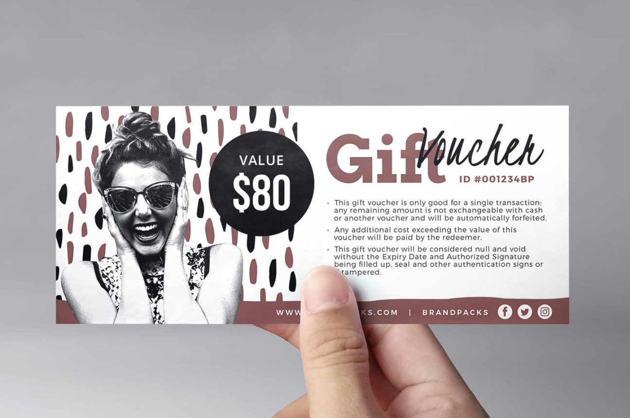 Free Gift Voucher Templates (PSD & Ai) - BrandPacks Free Gift Voucher Templates (PSD & Ai) - BrandPacks