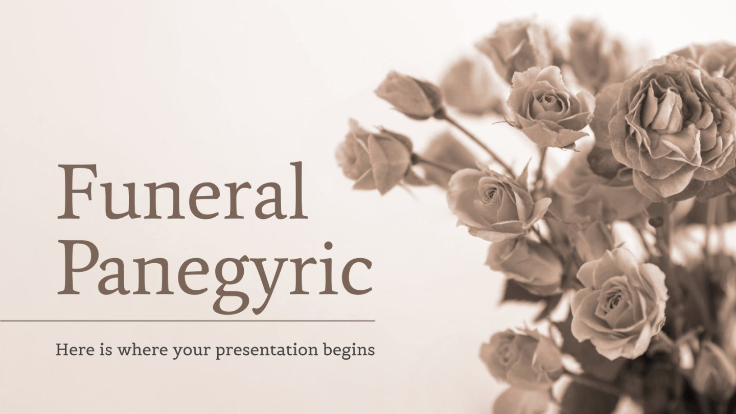 Free Google Slides & PowerPoint templates for funerals Free Google Slides & PowerPoint templates for funerals