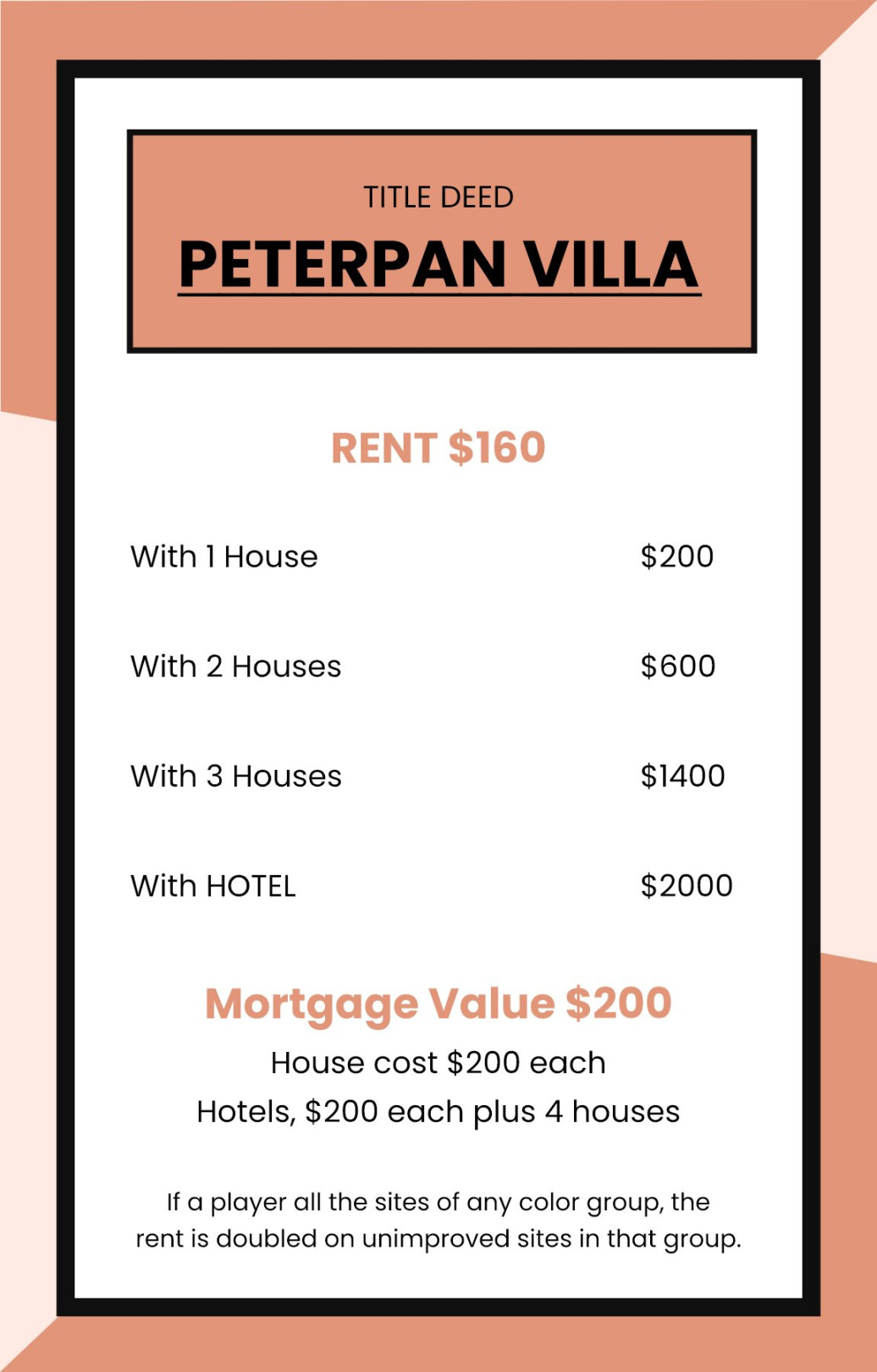 FREE Monopoly Card Templates & Examples - Edit Online & Download