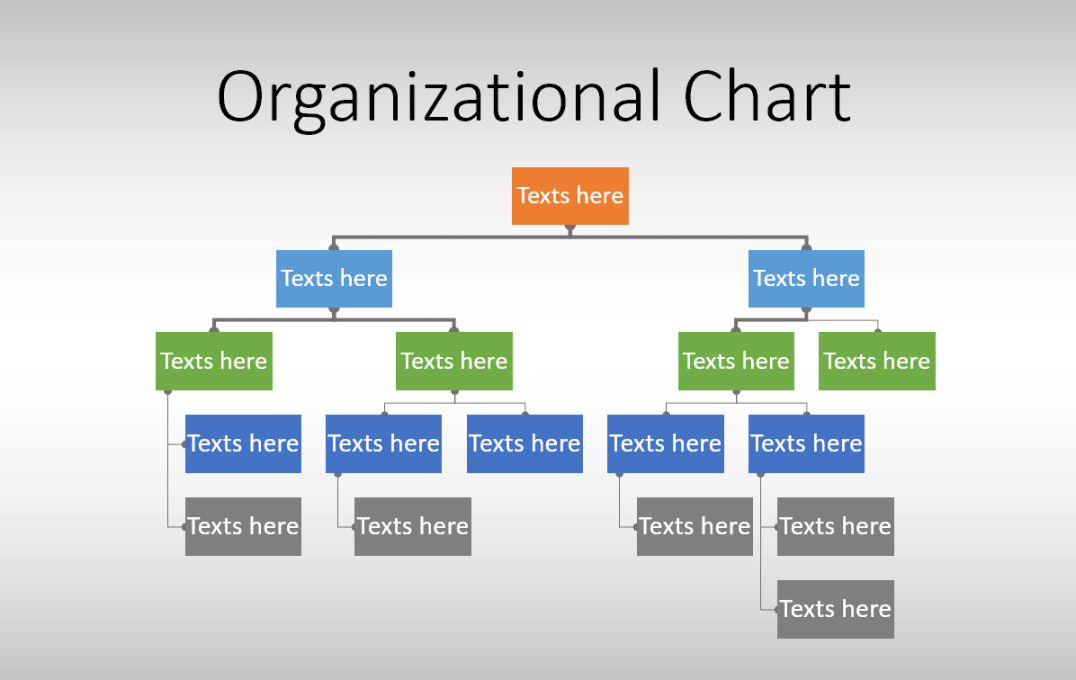 Free Org Chart PowerPoint Template & Presentation Slide Free Org Chart PowerPoint Template & Presentation Slide