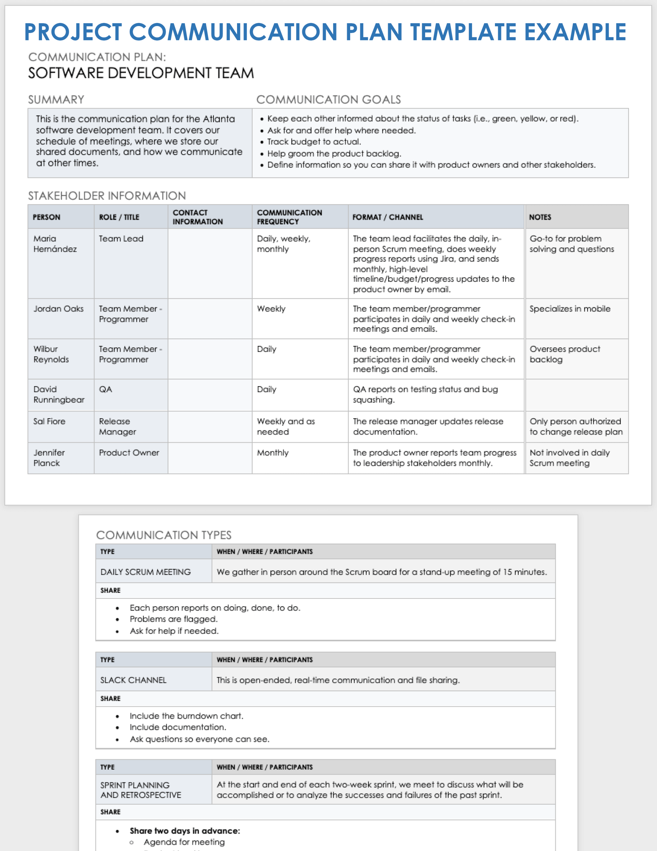 Free PDF Project Management Templates Smartsheet Free PDF Project Management Templates Smartsheet