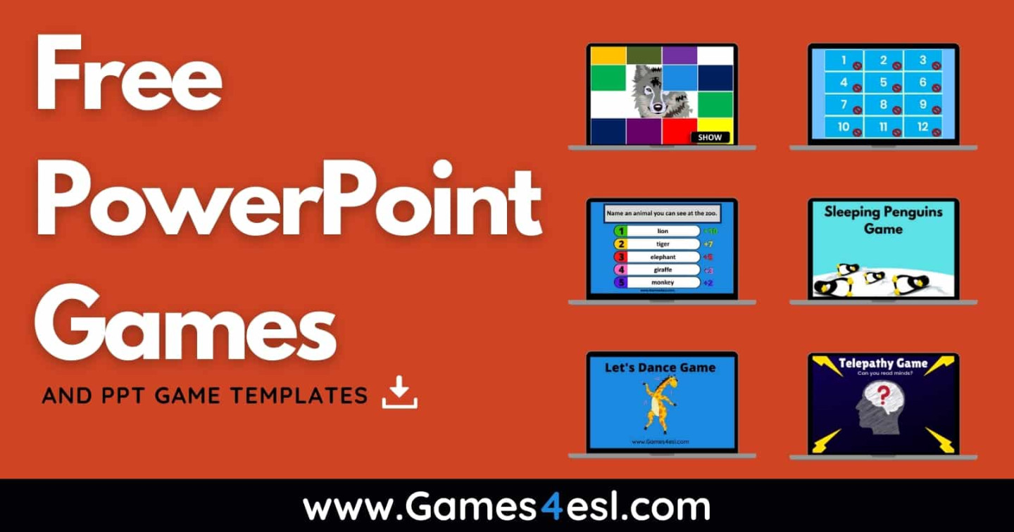 Free PowerPoint Games And Templates To Teach English  Gamesesl