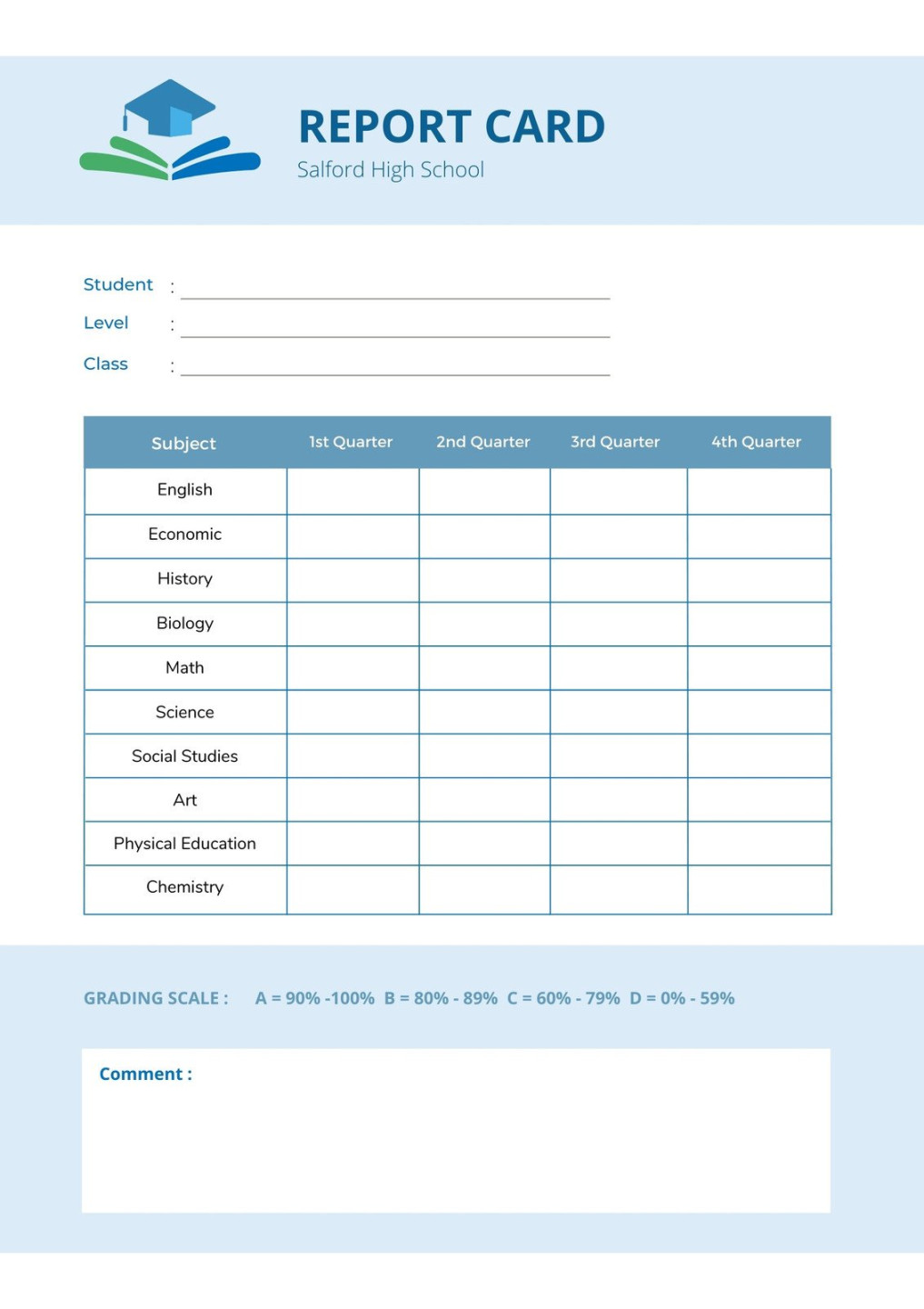 Free, printable, customizable report card templates Canva Free, printable, customizable report card templates Canva