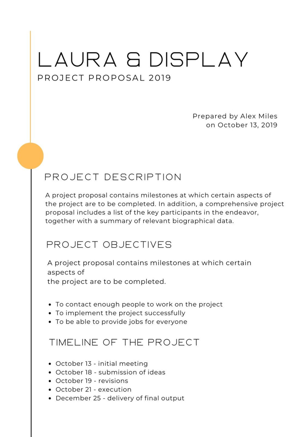 Free, printable, editable proposal templates for work or school