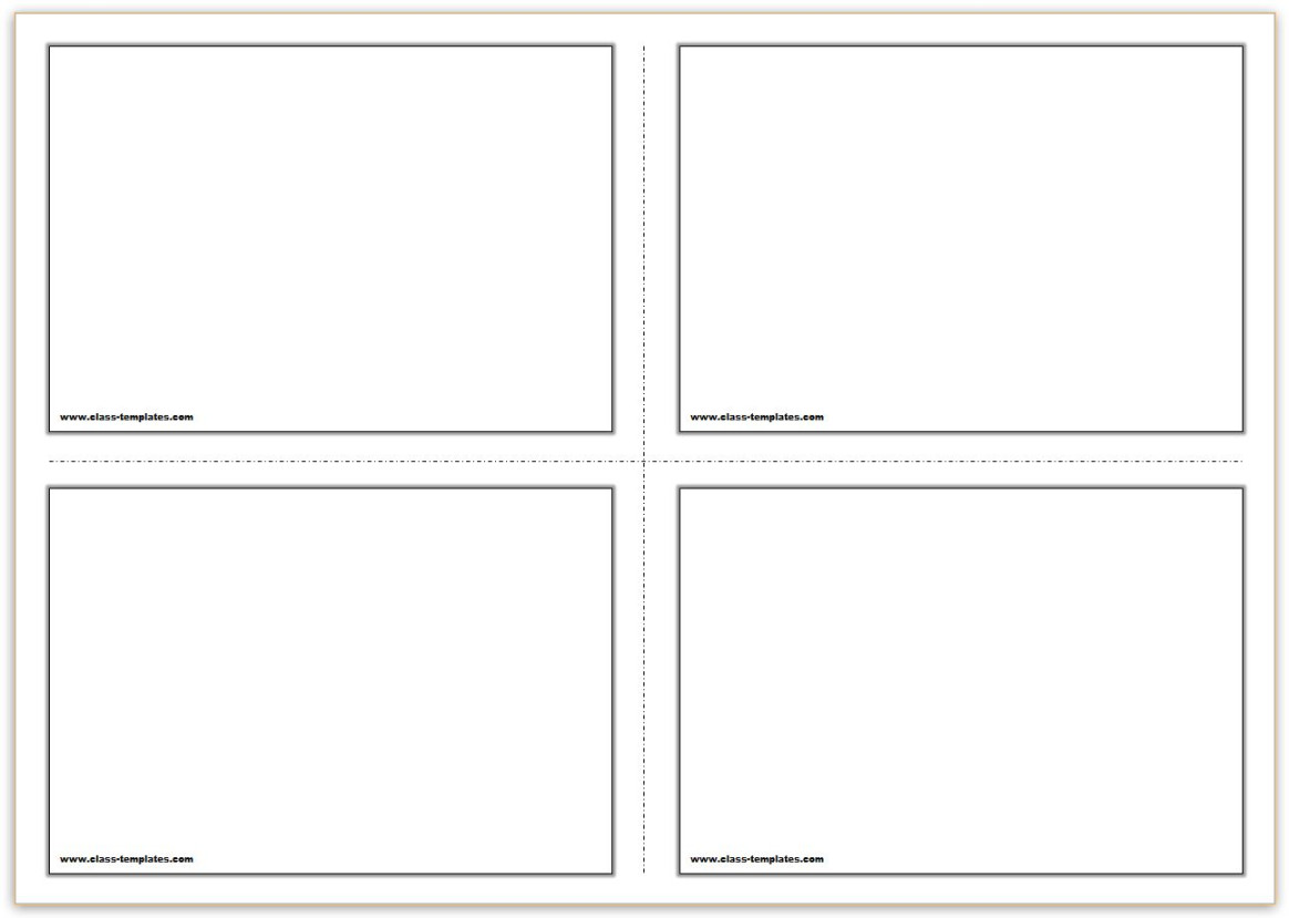 Free Printable Flash Cards Template Free Printable Flash Cards Template