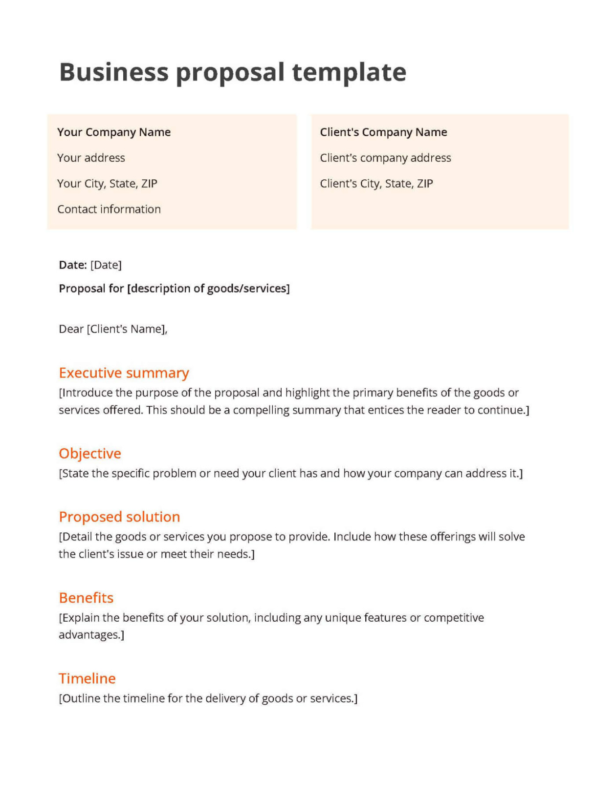 free proposal templates to ace your pitch  Zapier