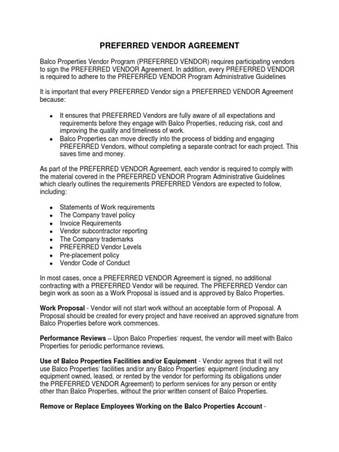 Free Vendor Agreement Template PDF Indemnity Insurance Free Vendor Agreement Template PDF Indemnity Insurance