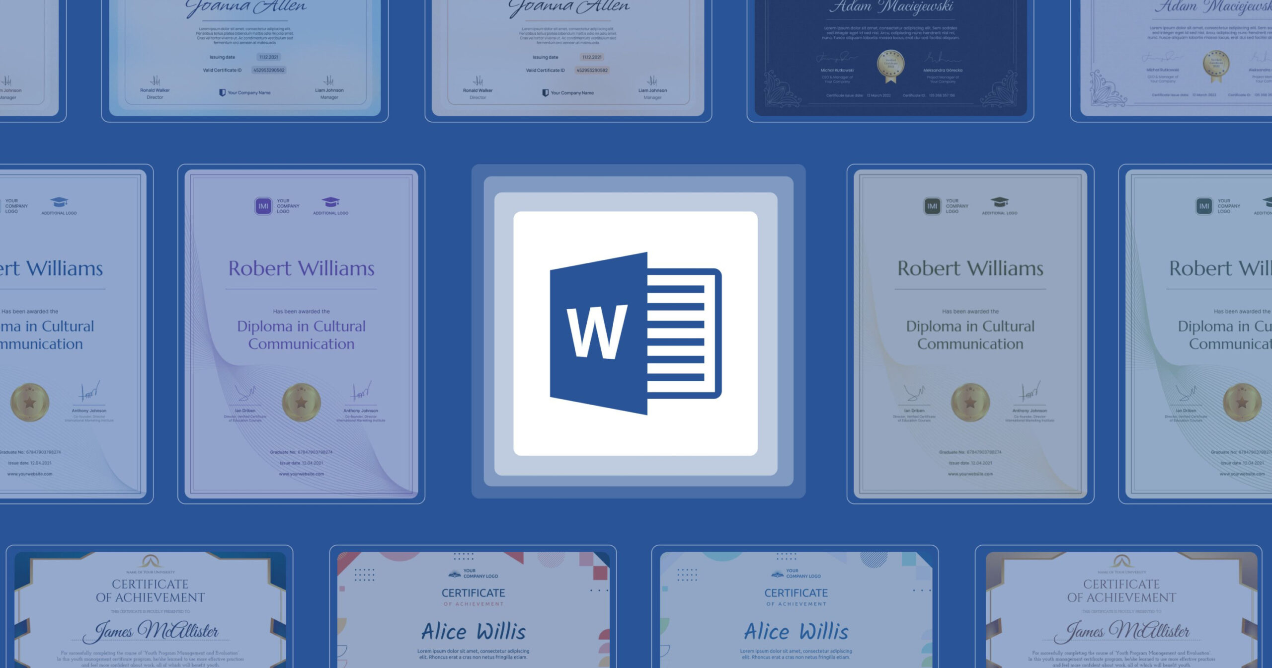 Free Word Certificate Templates Free Word Certificate Templates