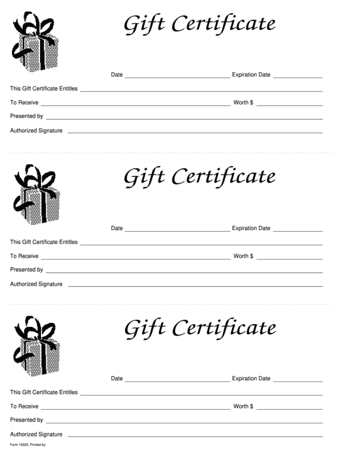 Gift Certificate Template - Fill Online, Printable, Fillable Gift Certificate Template - Fill Online, Printable, Fillable