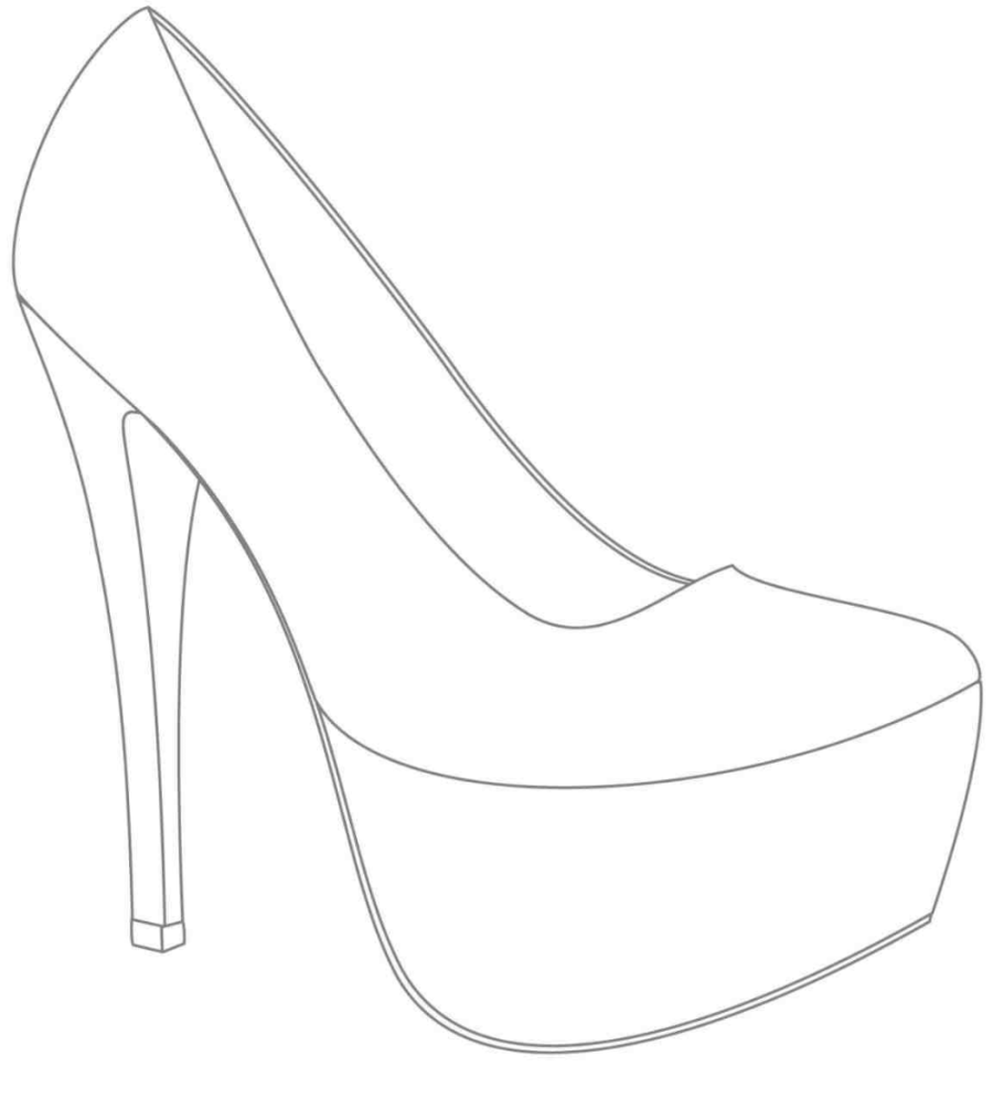 High Heel Drawing Template At Paintingvalley Explore inside High High Heel Drawing Template At Paintingvalley Explore inside High