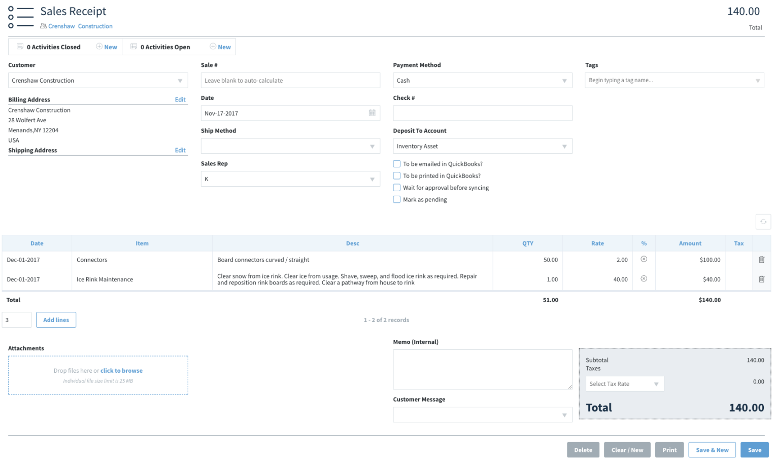 How to Create a Sales Receipt in QuickBooks — Method How to Create a Sales Receipt in QuickBooks — Method