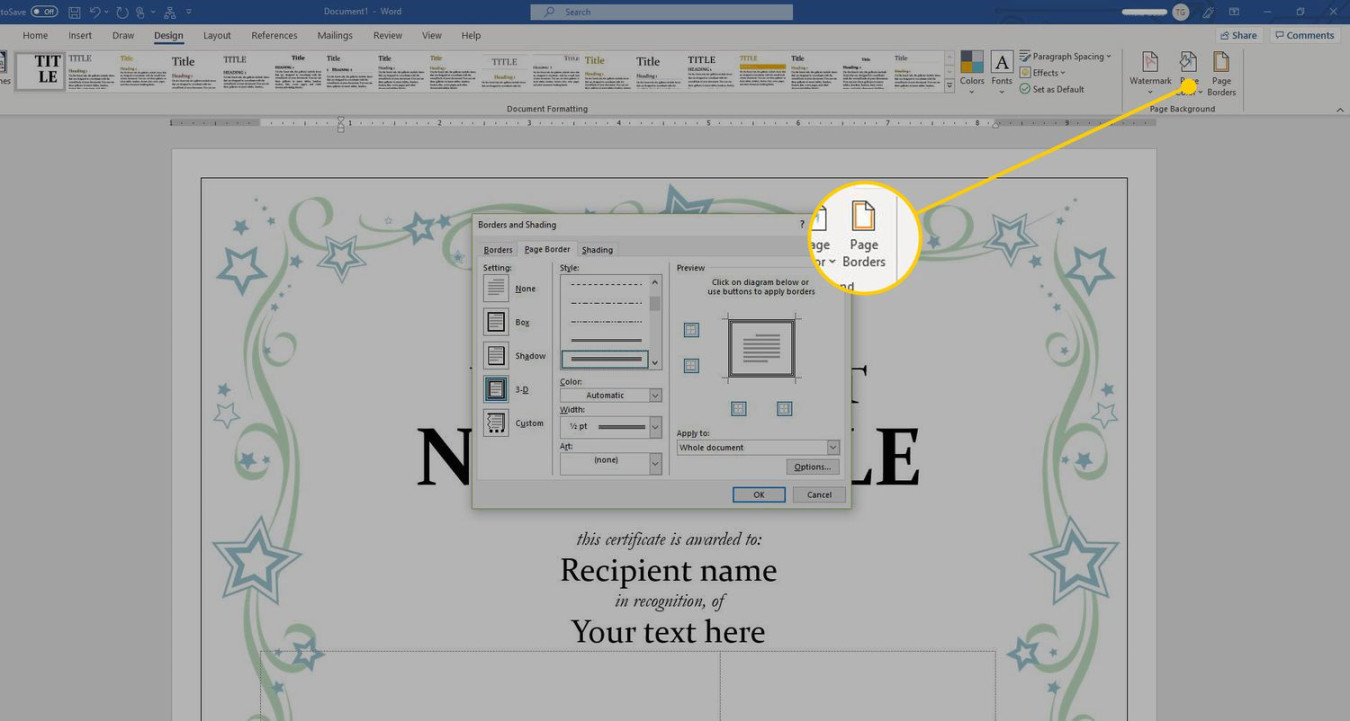 How to Create Your Own Certificates With Word Templates How to Create Your Own Certificates With Word Templates