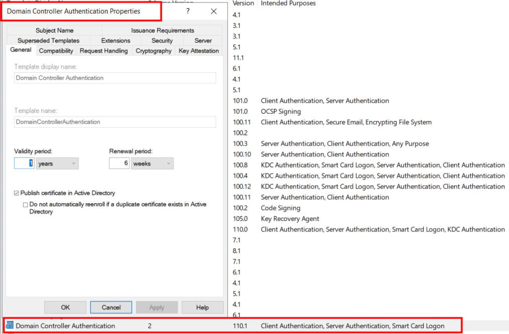 KDC certificate for the domain controller - Windows Event Log KDC certificate for the domain controller - Windows Event Log