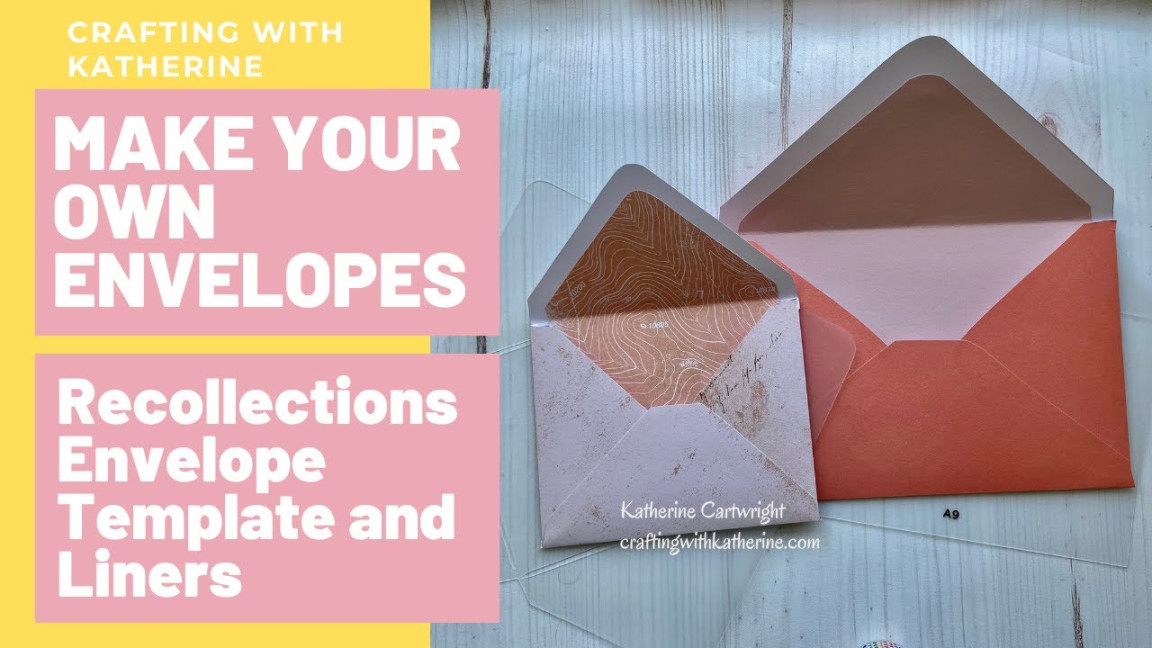 Make Your Own Envelopes - Recollections Envelope Template and Envelope Liners Make Your Own Envelopes - Recollections Envelope Template and Envelope Liners