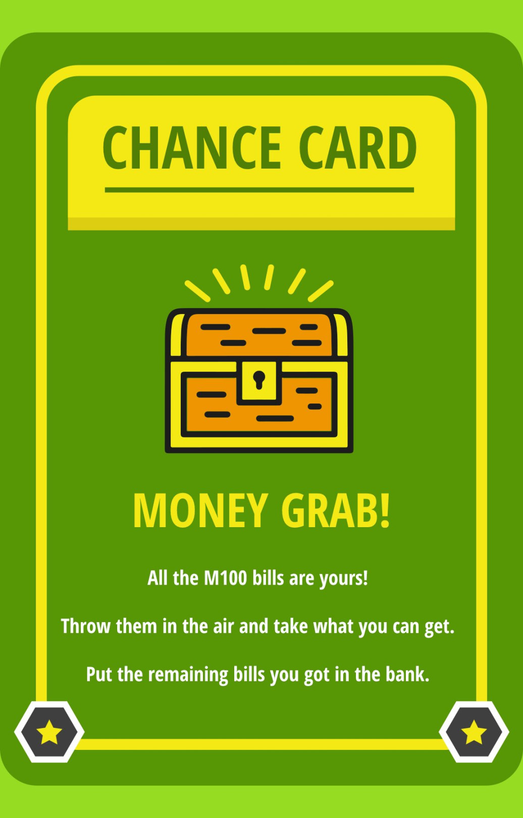 Monopoly Chance Card Template in PSD, Illustrator, PDF, SVG Monopoly Chance Card Template in PSD, Illustrator, PDF, SVG