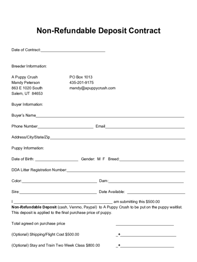 Non Refundable Payment Agreement Template - Fill Online, Printable Non Refundable Payment Agreement Template - Fill Online, Printable