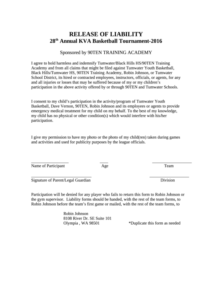 PARTICIPANT AGREEMENT, ACNOWLEGEMENT OF RISK, WAIVER Doc PARTICIPANT AGREEMENT, ACNOWLEGEMENT OF RISK, WAIVER Doc