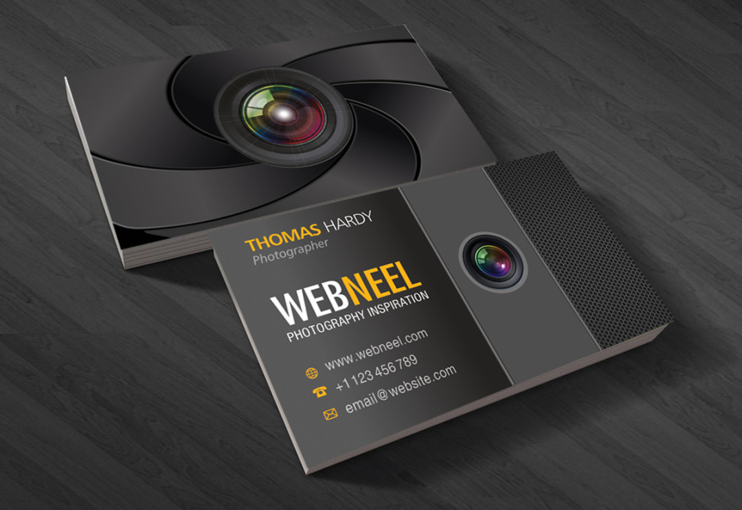 Photography Business Card Design template - Freedownload Photography Business Card Design template - Freedownload
