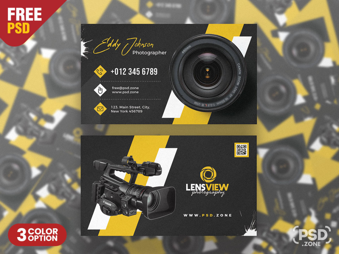 Photography Business Card PSD Template Set - PSD Zone Photography Business Card PSD Template Set - PSD Zone