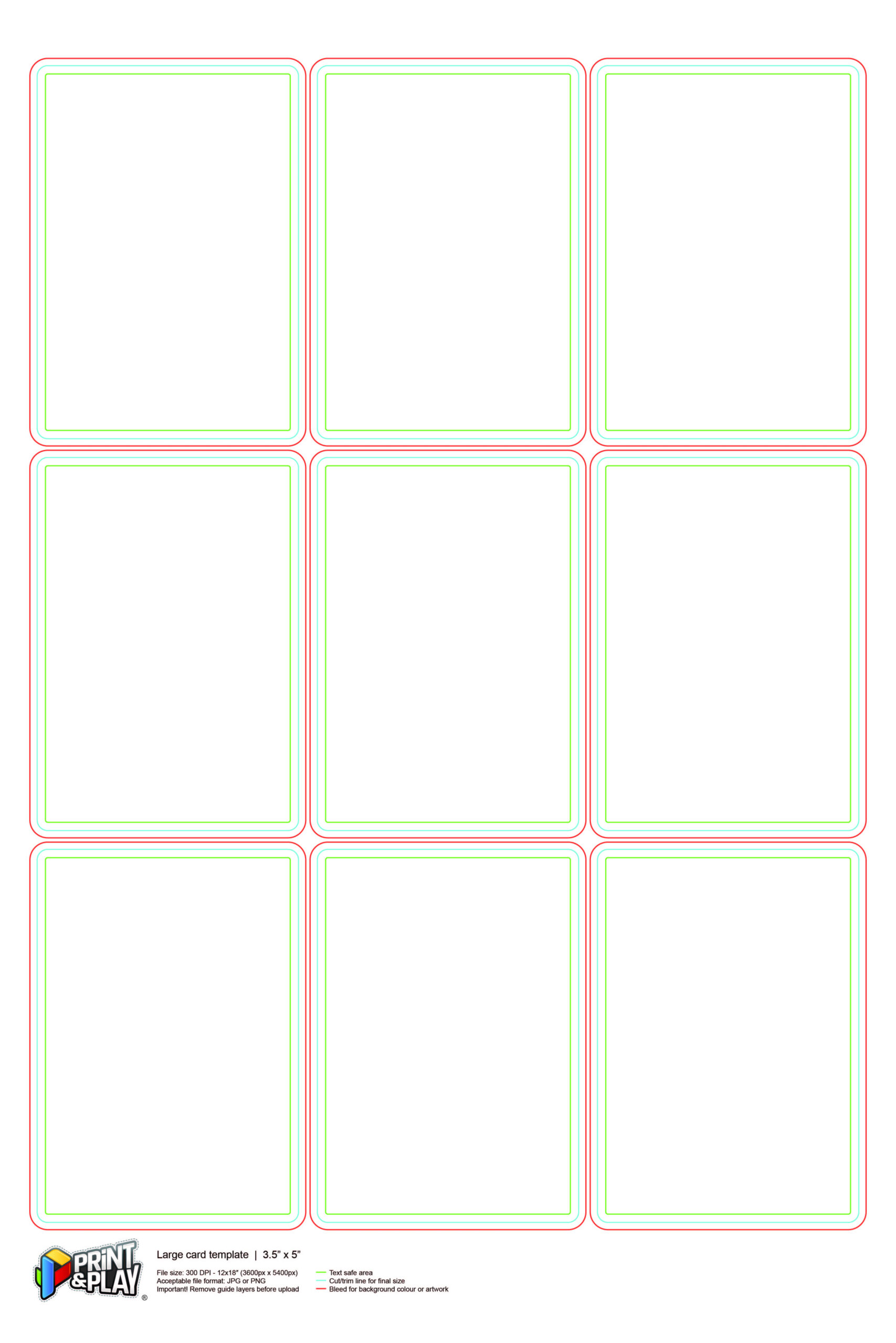 Playing Cards : Formatting & Templates - Print & Play Playing Cards : Formatting & Templates - Print & Play