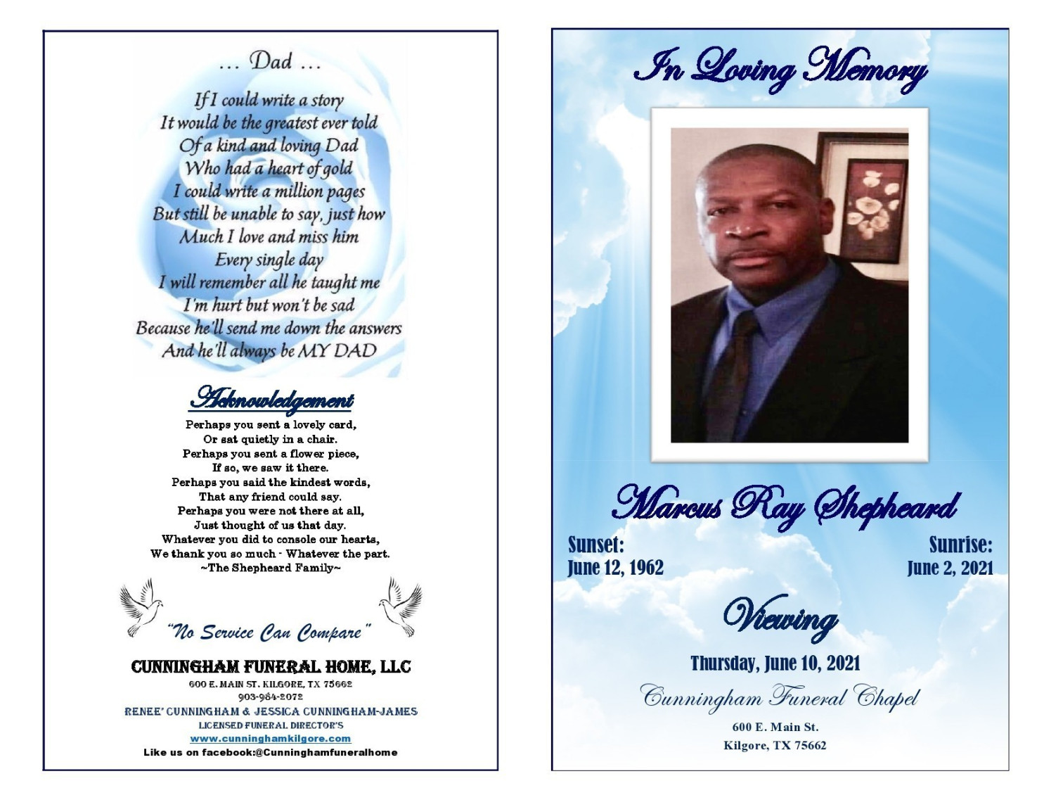 Printable Memorial Card Templates (In Loving Memory) Printable Memorial Card Templates (In Loving Memory)