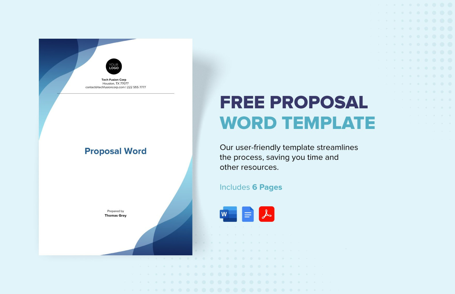 Proposal Templates in Word - FREE Download Template Proposal Templates in Word - FREE Download Template