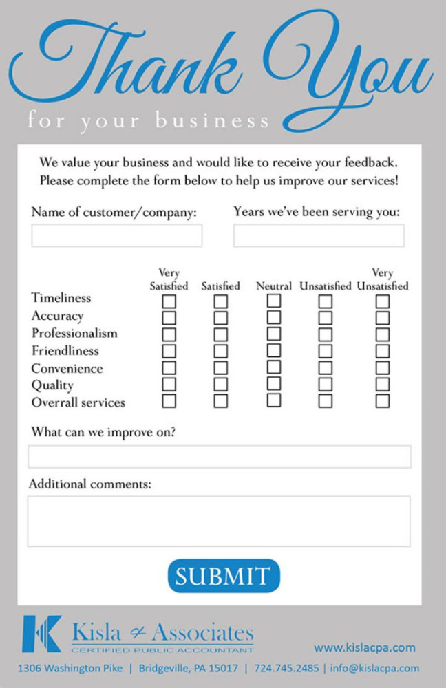 + Restaurant Customer Comment Card Templates & Designs throughout