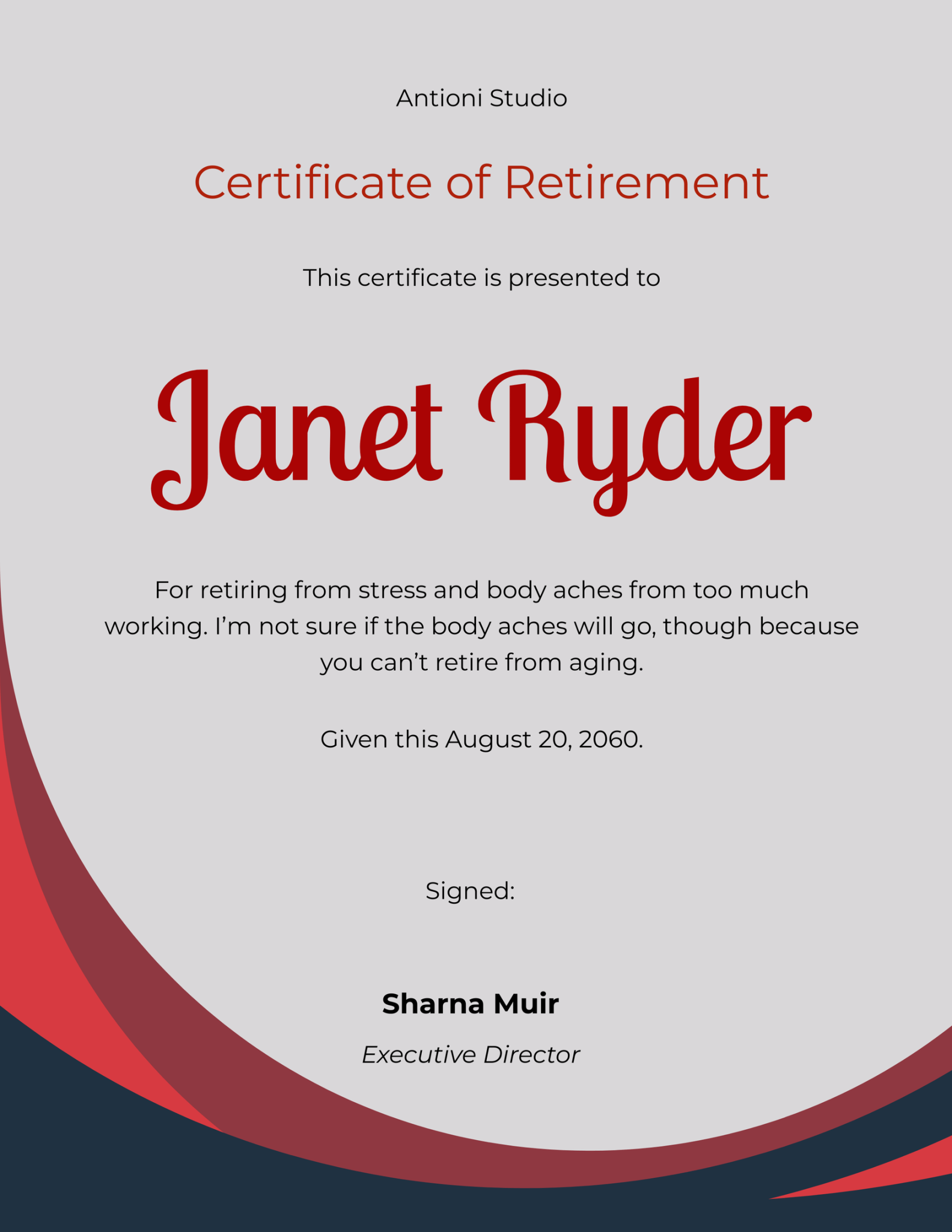 Retirement Certificate Templates in Word - FREE Download Retirement Certificate Templates in Word - FREE Download