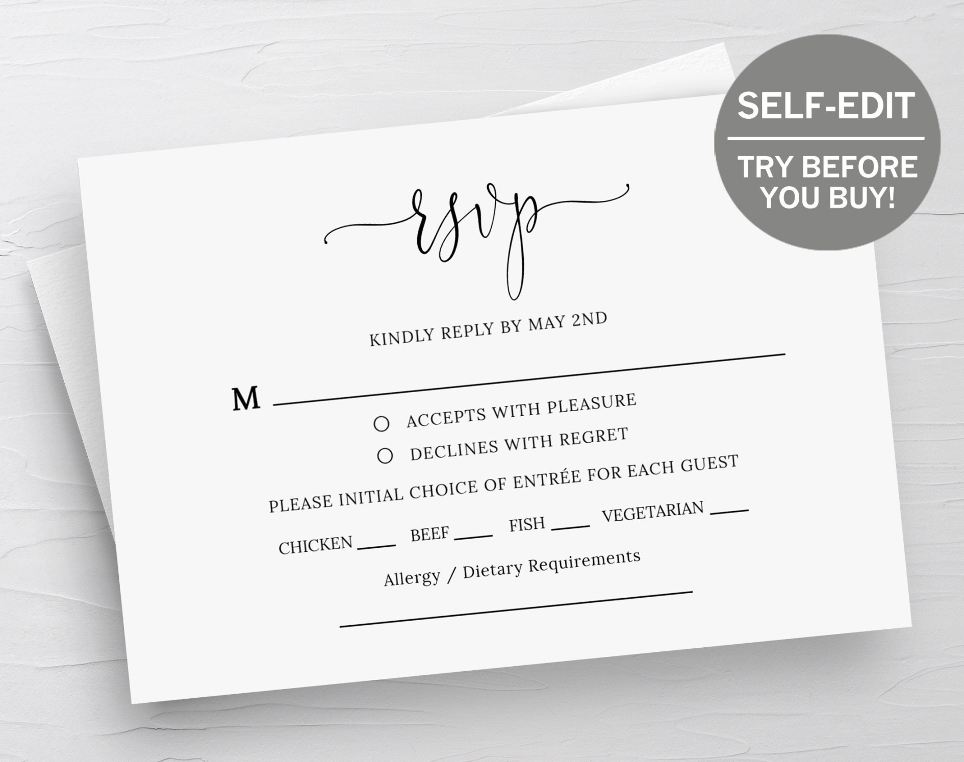 RSVP Card Template, Wedding RSVP Cards, Response Cards, RSVP RSVP Card Template, Wedding RSVP Cards, Response Cards, RSVP