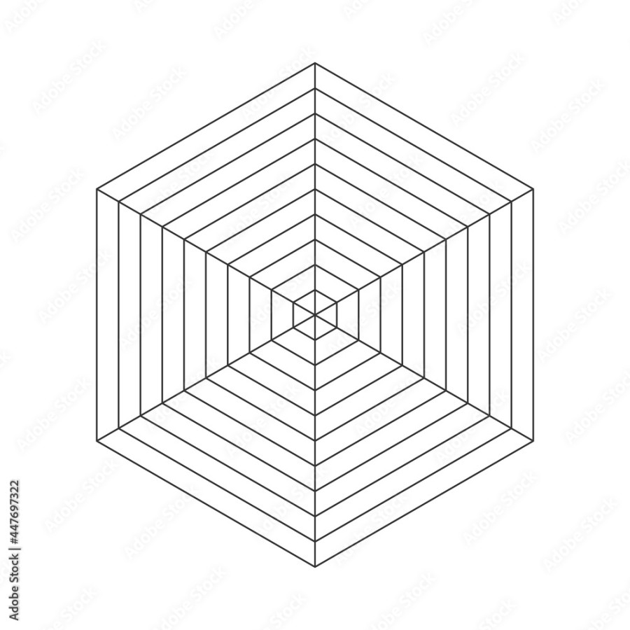 S blank spider or radar chart template S blank spider or radar chart template