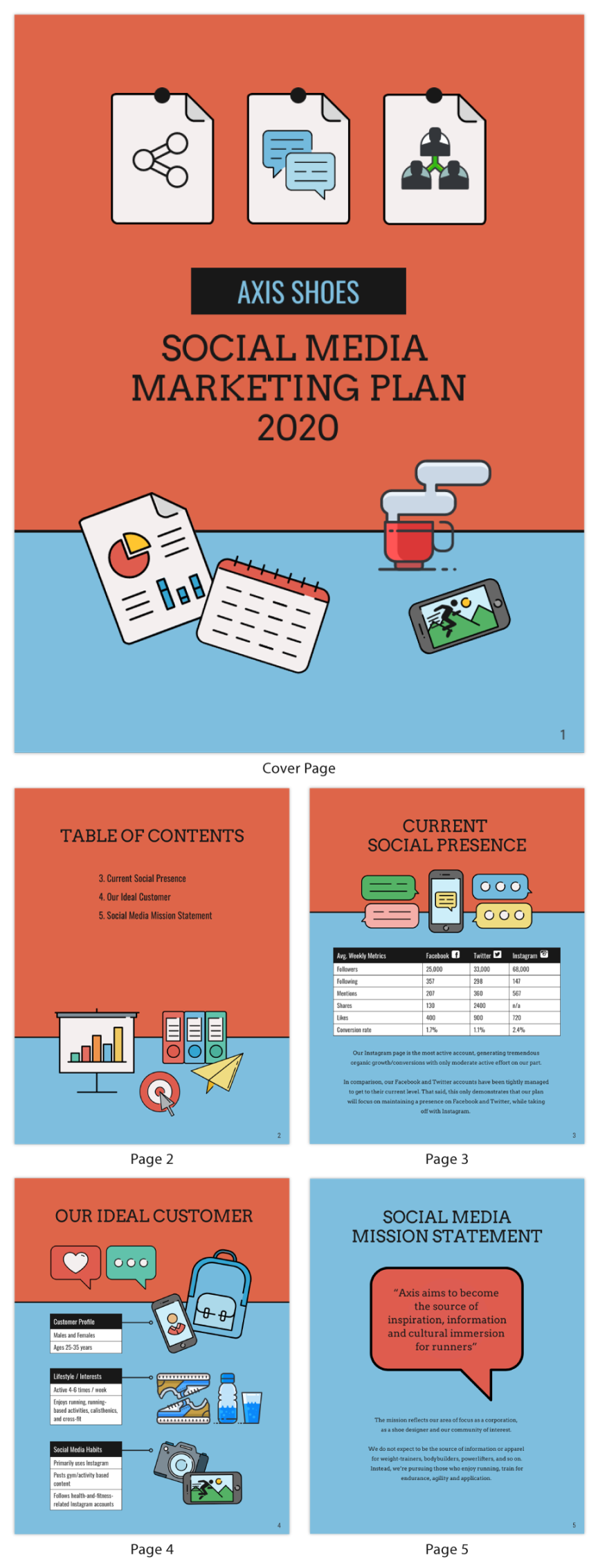 Social Media Marketing Proposal Template - Venngage
