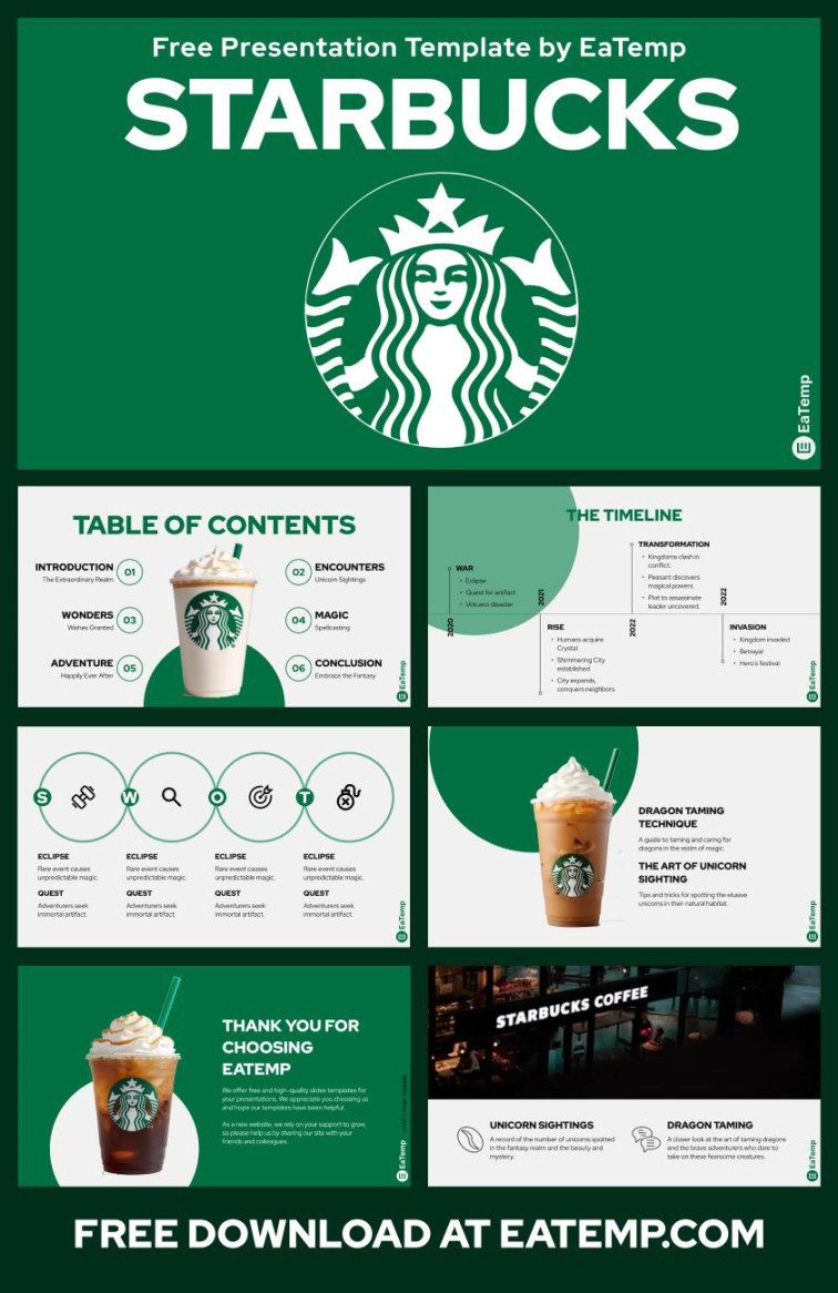 Starbucks PowerPoint Presentation Template & Google Slides Theme Starbucks PowerPoint Presentation Template & Google Slides Theme