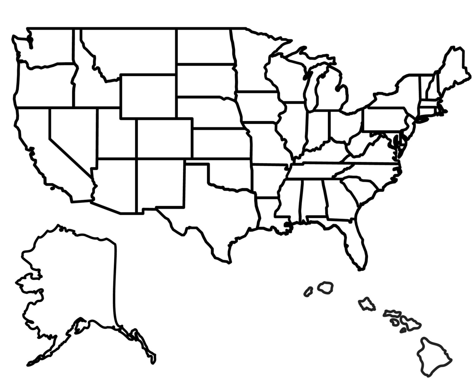 State Outlines: Blank Maps of the United States - GIS Geography State Outlines: Blank Maps of the United States - GIS Geography