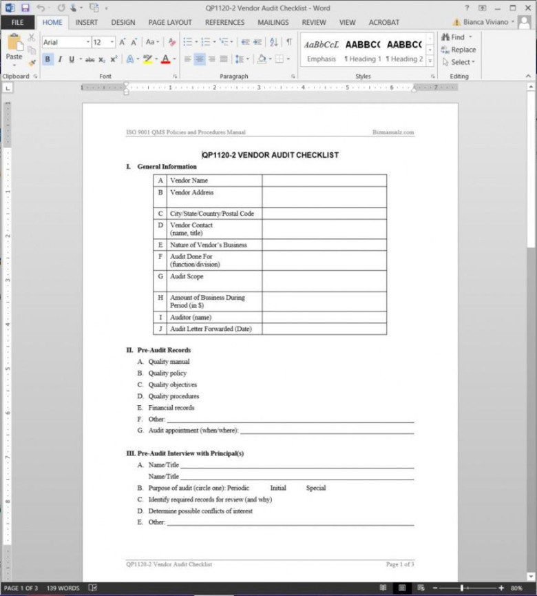 Supplier Visit Agenda Template Supplier Visit Agenda Template
