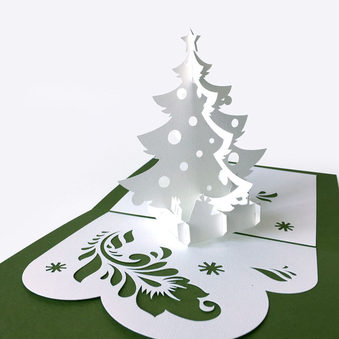 Template Pop-Up Card «Christmas Tree» for D Christmas Tree Card Template Pop-Up Card «Christmas Tree» for D Christmas Tree Card