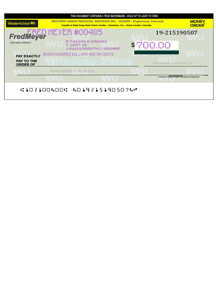 Wu Money Ordee Template Download Free PDF Money Order Cheque Wu Money Ordee Template Download Free PDF Money Order Cheque