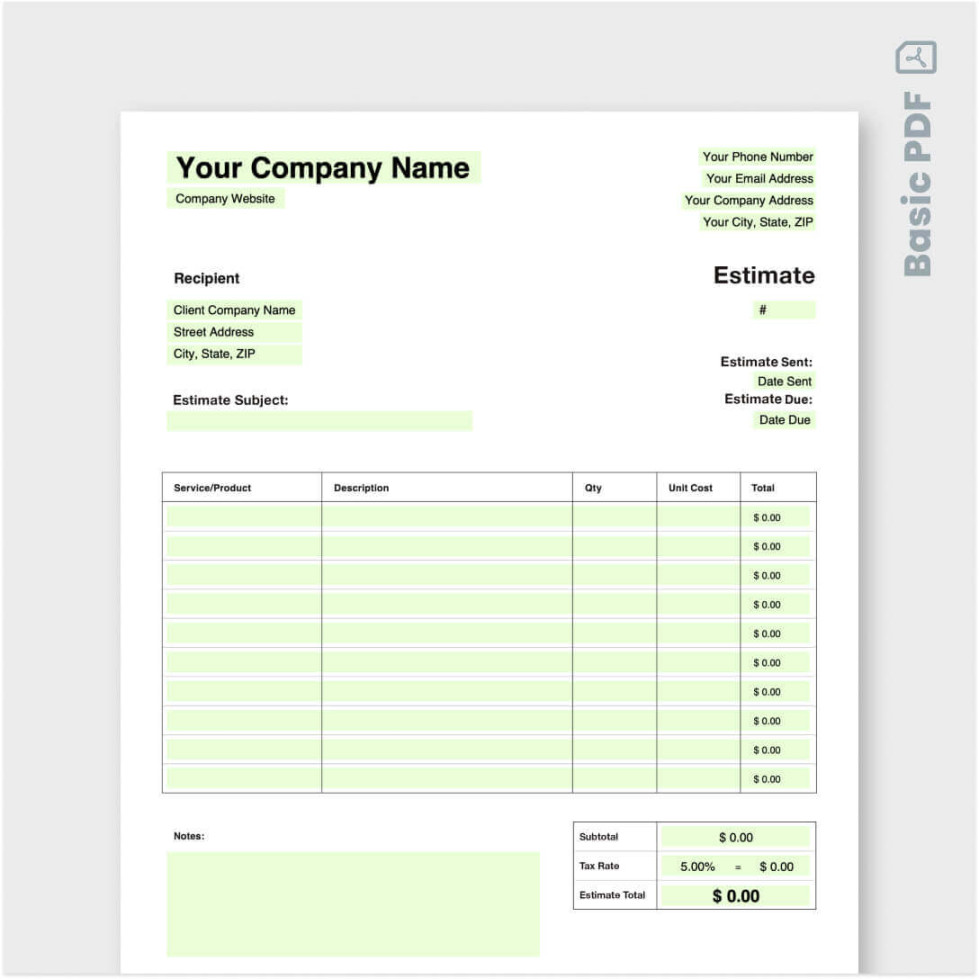 Free Lawn Care Quote Template - Download Now  Jobber